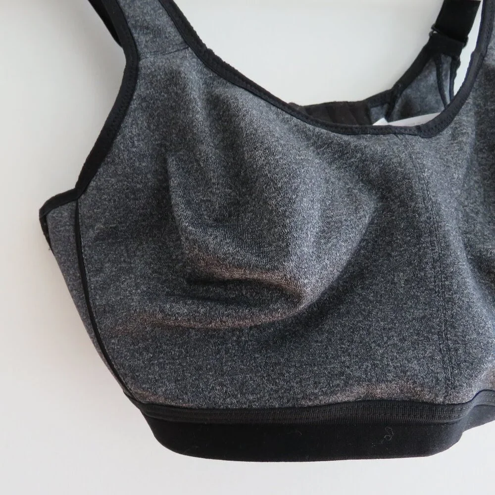 WACOAL Brandi Sport Underwire Bra in Gray Heather Support Athleisure - Size 34D - Picture 4 of 13